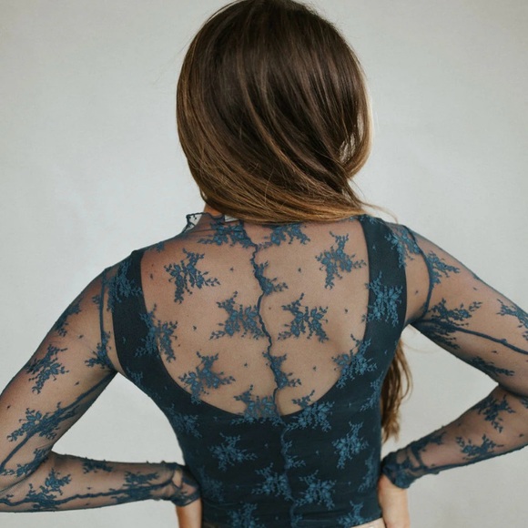 Free People Lady Lux Layering Top | Night Swim |XS - Picture 9 of 12